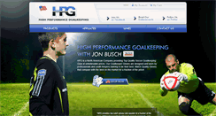 Desktop Screenshot of hpgoalkeeping.com